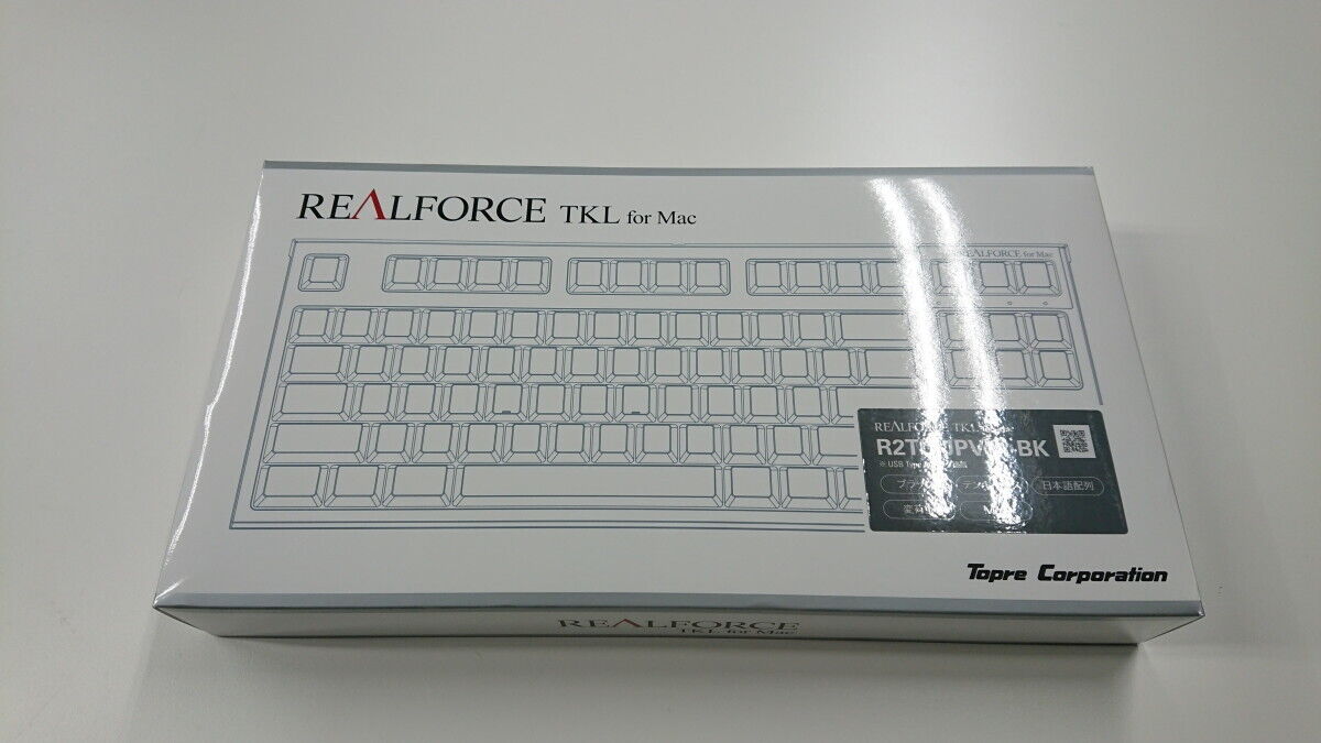 Topre Realforce TKL for Mac R2TL-USVM-BK Black x Silver