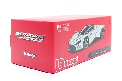Bburago Signature 1:18 Ferrari Daytona SP3 in Bianco Italia Opaco