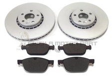 SET 2 DISCHI E PASTIGLIE FRENO ANTERIORI VOLVO XC60 2008-2015 (TIPO PINZA 2 PISTONCINI)
