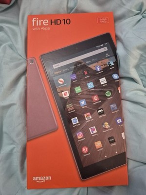 Amazon Fire HD 10 (9th Generation) 64GB, Wi-Fi, 10.1in - Plum