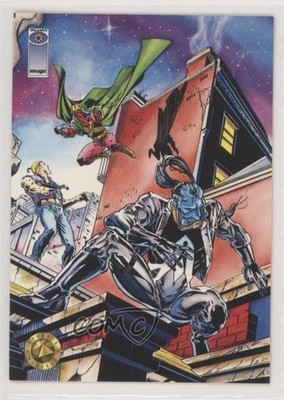 1993 Upper Deck Deathmate: Crossover Shadowman A Shot in Time #18 02v3