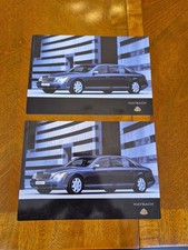 MAYBACH 57 & 62 LIMOUSINE orig 2002 2003 UK Mkt Promotional Sales Card Brochure