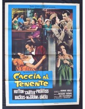 manifesto CACCIA AL TENENTE hutton carter prentiss backus umeki A226