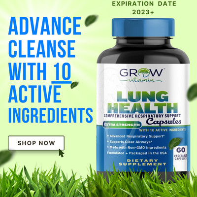 White Lung - Lung Cleanse & Detox.Support Lung Health. Supports Respiratory Help