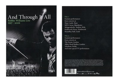Robbie Williams  DVD And Through It All: Robbie Williams Live 1997-2006