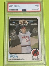 1973 Topps Nolan Ryan #220 PSA 3 Angels Hall of Fame Pitcher.