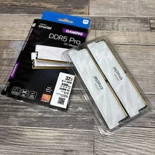 Crucial Pro Overclocking 32GB (2 x 16GB) DDR5 6400 (PC5 51200) Desktop Memory Mo