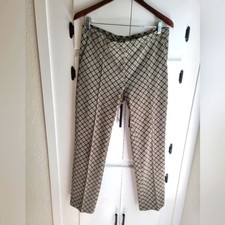 Max Mara Weekend Straight Leg Pleat Trouser Printed Pants