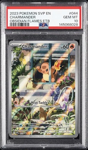 2023 POKEMON SVP EN-SV BLACK STAR PROMO #044 CHARMANDER PSA 10