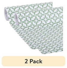 2 pack Brand Contact Paper Adhesive Shelf Liner Fern Starburst 20 in. x 15 ft.