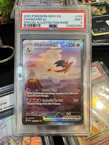2023 Pokemon 151 Charizard EX 199/165 PSA 9 Mint Special Illustration Rare