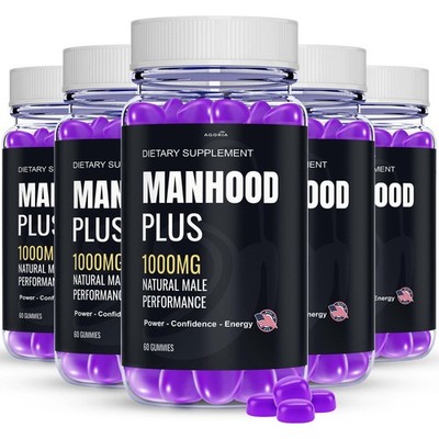 Manhood Plus Gummies - Support for Enhanced Energy and Vitality ( 5 Pack )