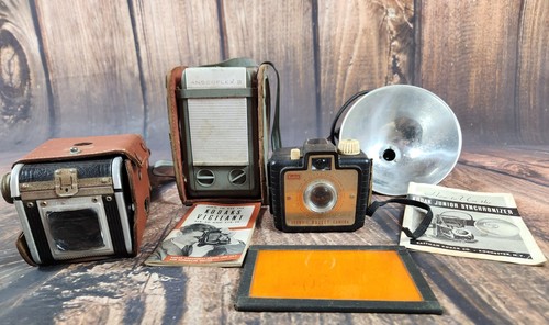 Bulk Lot Vintage Cameras Movie Props Equipment As-Is Parts Repair Old Stuff