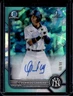 2022 Bowman Sapphire Oswaldo Cabrera Chrome Auto 1st Prospect Aqua #/99 Yankees