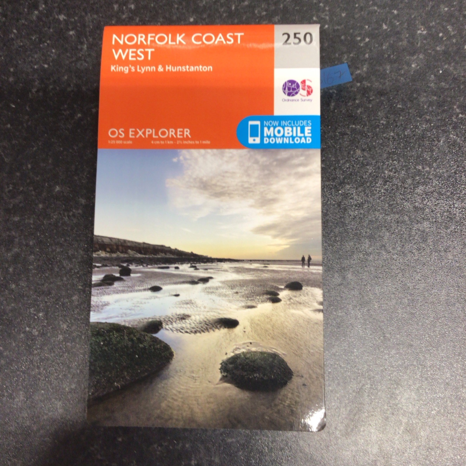 Norfolk Coast West Explorer Map 250 Ordnance Survey