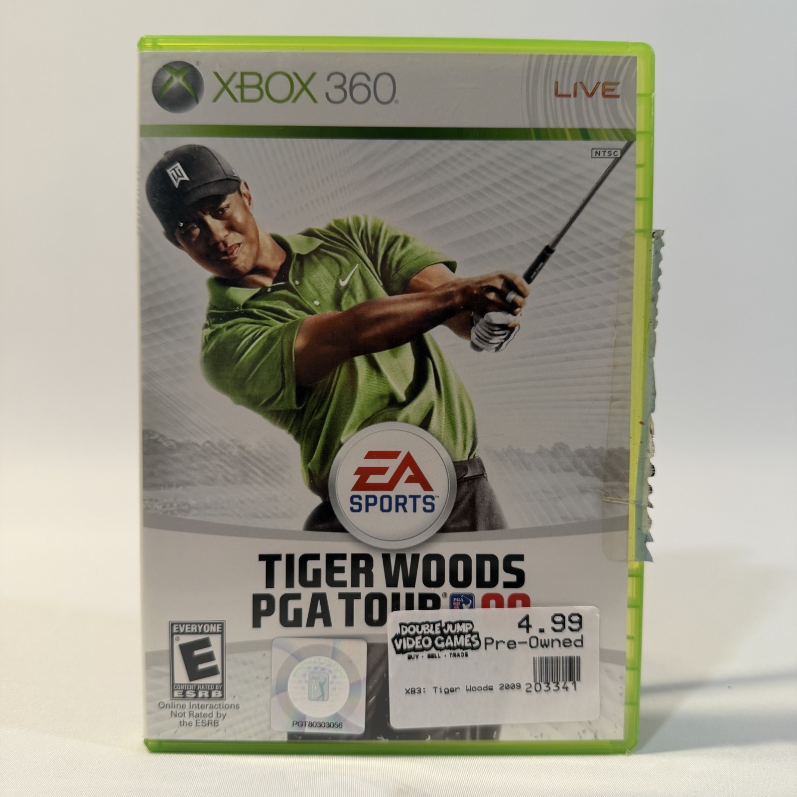 Tiger Woods PGA Tour 09 Microsoft Xbox 360 Video Game CIB Golf Sports Simulation
