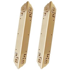 2Pcs Antique Solid Brass Corner Protectors 90  Angle Edge Vintage Protectors ...