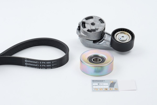 Keilrippenriemensatz Continental Ctam 6PK986K2 FüR BMW 1Er F21 F20 3Er F30 F80-image