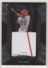 2021 Panini Select Rookie Jumbo Swatches Alec Bohm #RJS-AB 0a17
