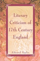 Edward W. Tayler | Literary Criticism Of Seventeenth-Century England | Buch