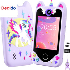 Kids Smart Phone for Girls Gifts - Toddler Christmas Birthday Gift for Age 3 4 5