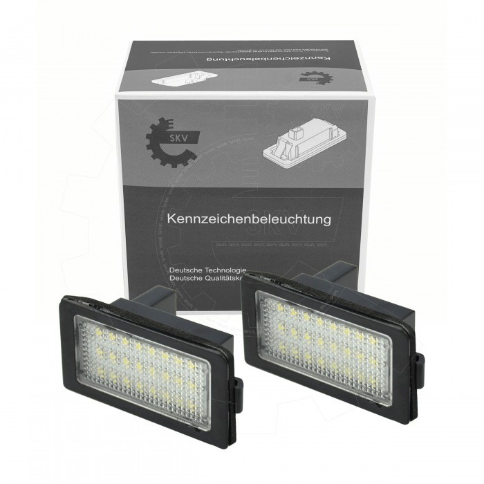 Feux de Plaque d'Immatriculation BMW Série 7 E38 - Éclairage Arrière LED Blanc 63268352424