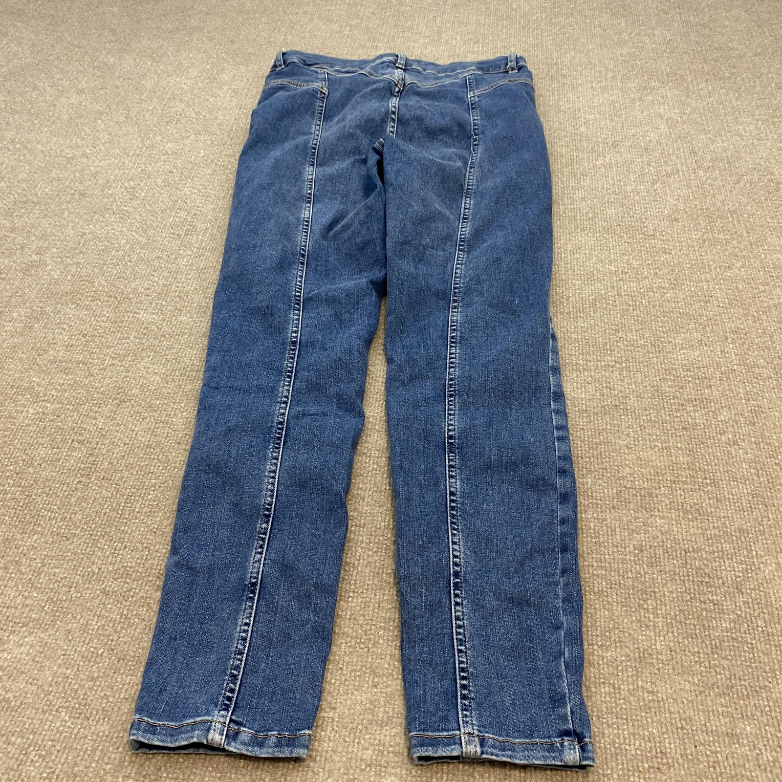 We The Free Skinny Jeans Womens 29 Blue Medium Wash High Rise Slim Stretch Denim