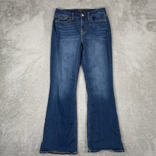 Jen7 Petite Slim Bootcut Jeans Womens 6P Blue Stretch Denim 7 For All Mankind