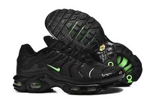 Nike Air Max Plus TN Men's black green low top comfortable Air Cushion Shoes new