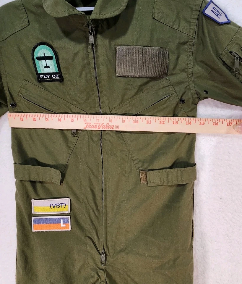 Traje de Vuelo Juvenil ROTHCO Mono Verde EE. UU. Pistola de Vuelo Intermedio Piloto M Foto 3 de 4