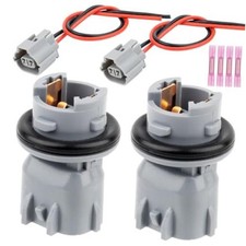 Turn Side Marker Signal Light Socket Holder with Wiring Harness Fit for Toyota