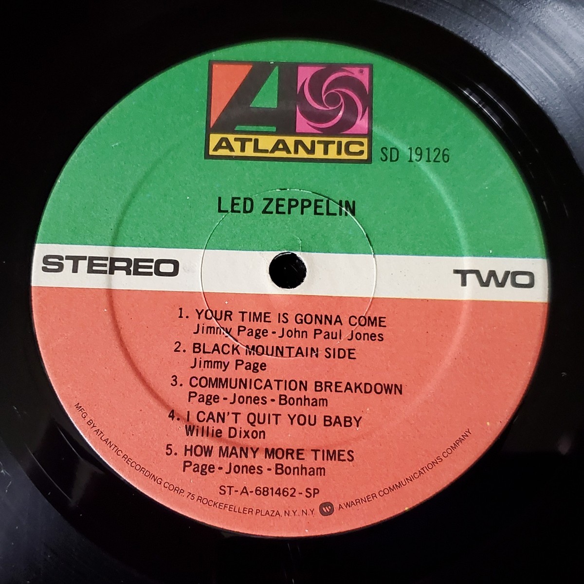 LED ZEPPELIN STERO LP Led Zeppelin I SD 19126 | eBay