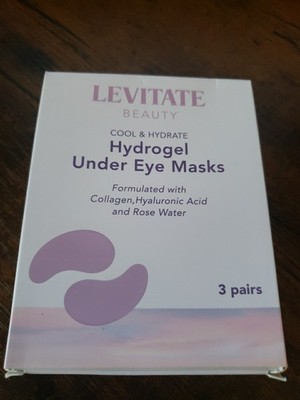 Levitate Beauty Cool & Hydrate Hydrogel Under Eye Masks 3 Pairs