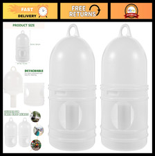 Automatic Bird Water Dispenser - 2pcs Plastic Drinker with Handle for Pigeons, 1