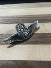 Korean War Army Air Forces, Crew Member Air Crew Badge Sterling Silver Wings — photo 5