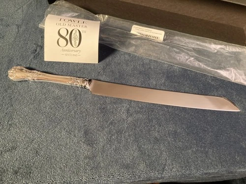 NEW Old Master by Towle Sterling Silver handle Wedding Cake Knife Custom Made