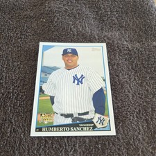 2009 Topps Humberto Sanchez New York Yankees Rookie Baseball Card #309. rookie card picture