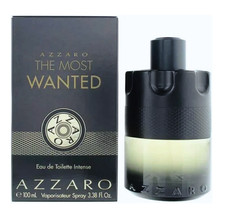 Azzaro The Most Wanted for Men 3.4 oz Eau de Toilette Intense Spray AUTHENTIC