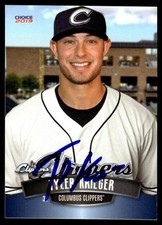 2019 Choice Baseball Tyler Krieger Columbus Clippers #16 Signed