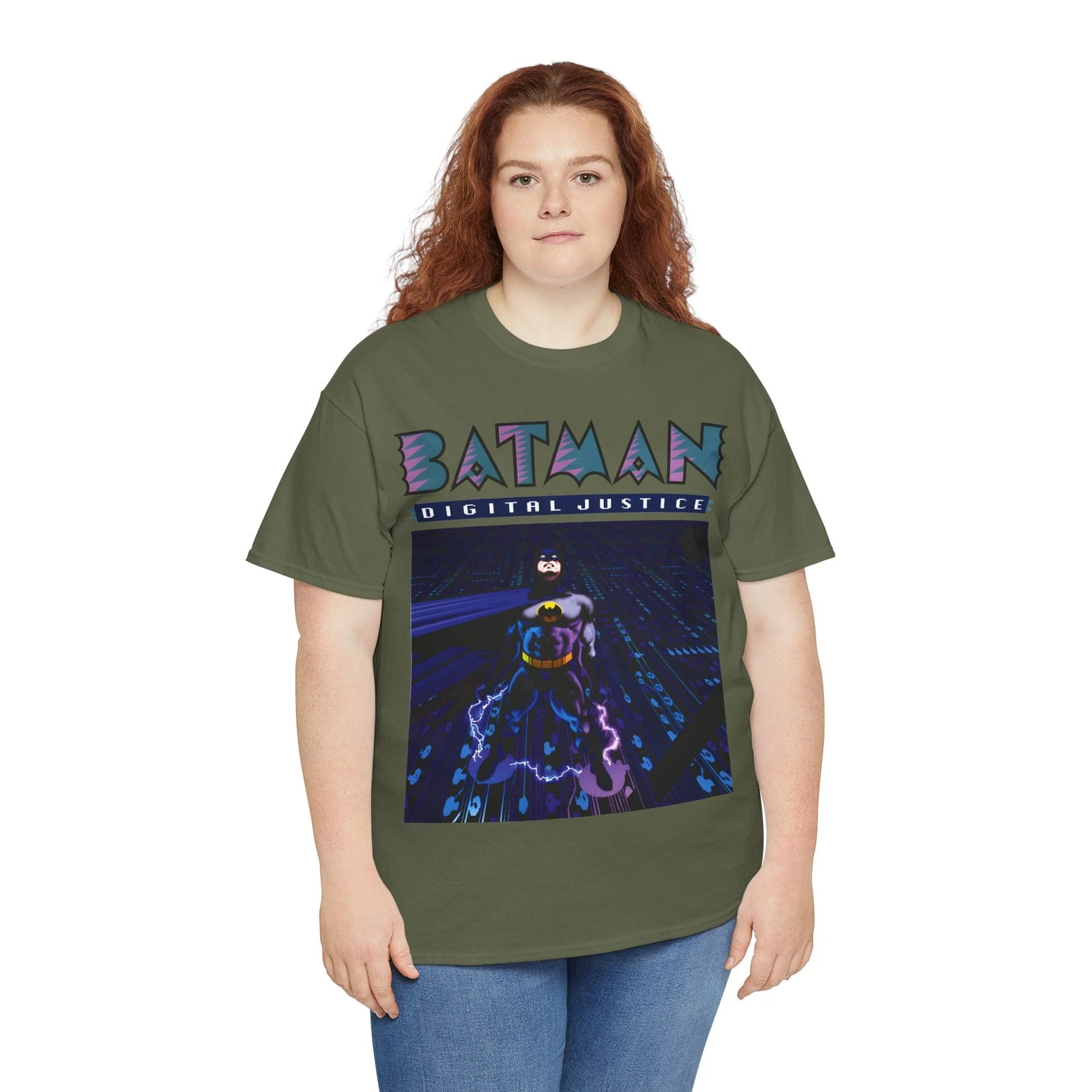 Batman Digital Justice T-Shirt - Pepe Moreno Computer Art - DC Comics