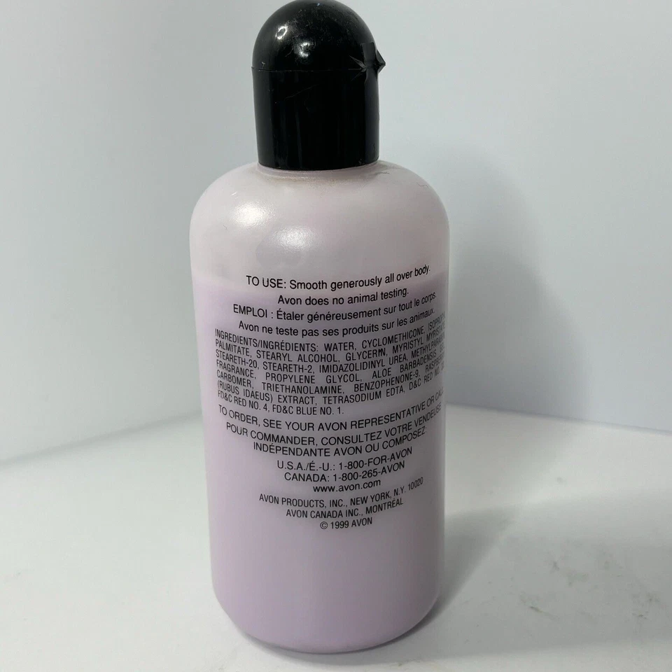Avon Naturals Raspberry Royale Body Lotion 8.4 oz New Old Stock Rare - Image 2 of 2