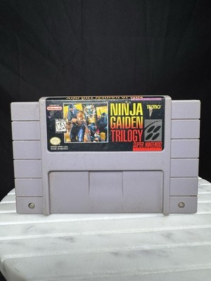 Ninja Gaiden Trilogy SNES Authentic - Cart Only - Tested & Working