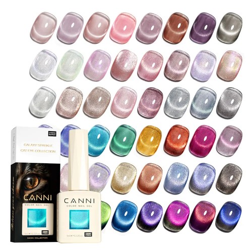 Gel Nail Polish Galaxy Cat Eye Gel Magnet Glitter Diamond Sparkle SoakOff UV LED
