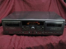JVC TD-W709 Dual Cassette Deck Player Recorder Dolby/ L. DECK PLAYS, R. DOES NOT