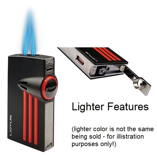 Lotus Lighter - Orion 52 Black Matte & Light Gunmetal - L5220