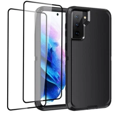 For Samsung Galaxy S21 Phone Case Shockproof Heavy Duty Cover + Screen Protector