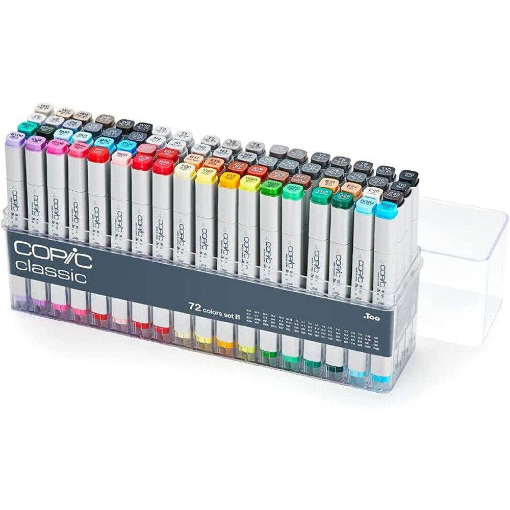 Copic Sketch 72 Color Marker Set A / B / C / D / E | eBay