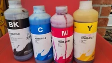 Printer ink 4 x 1 liter, (30 OZ), German High quality pigment ink.