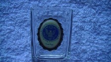 The Ronald Reagan Presidential Library Museum shot glass Excellent Condition
