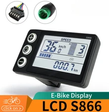 LCD Display S866 24-60V Intelligent Controller for  Electric Bike Conversion Kit